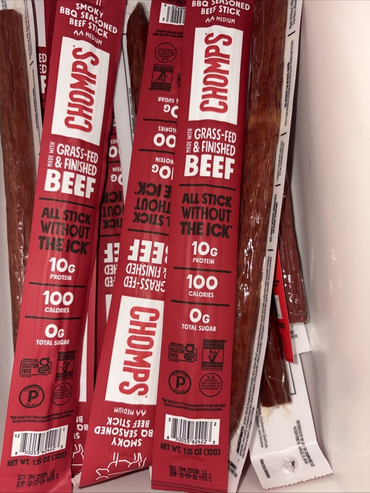 Chomps Barbecue Bundle 15 Beef Sticks