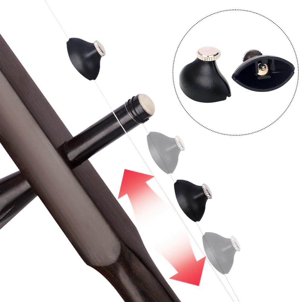 2Pcs Erhu Fine Tuners Sliding Adjustment Quick Installation String Tuners