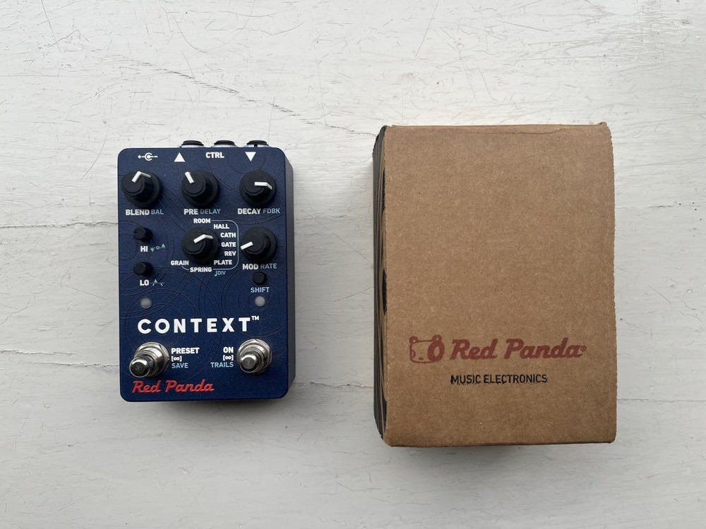 Red Panda Context V2 Reverb Effects Pedal