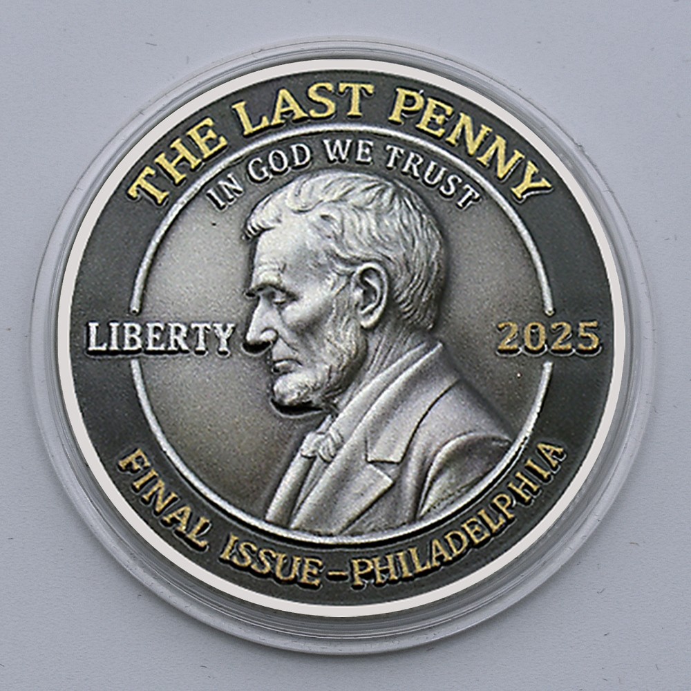 2025 The Last Penny Tribute Coin | Final Issue Philadelphia Collectible Medal