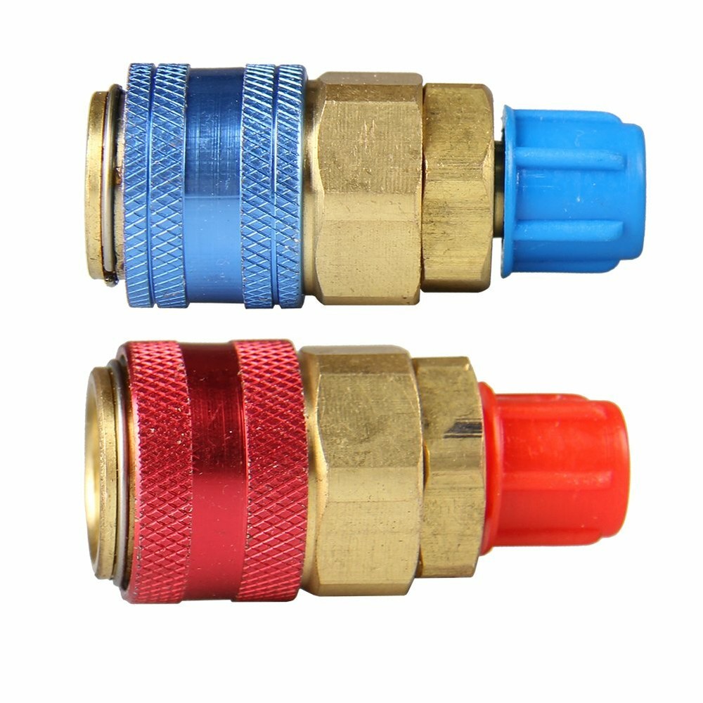 Quick Coupler High Low Side Connector Conversion Adapter Kit for AC Charging US