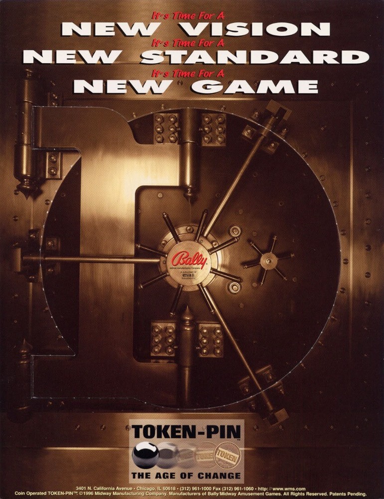 Safe Cracker Pinball Flyer / Original Brochure