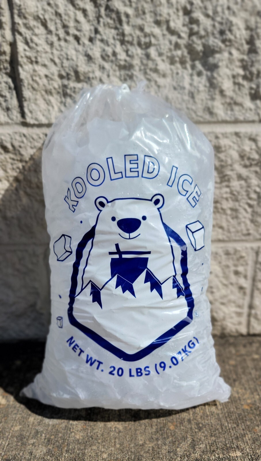 8 lb / 10 lb / 20 lb Ice Bags with Drawstring