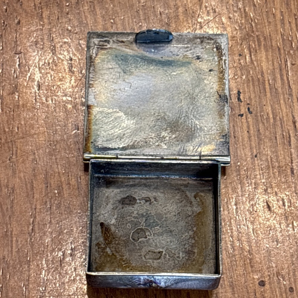 Leonore Doskow Signed Silverplate Box Small Vintage Da