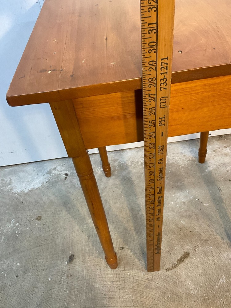 antique night stand Table work sewing sheraton Softwood