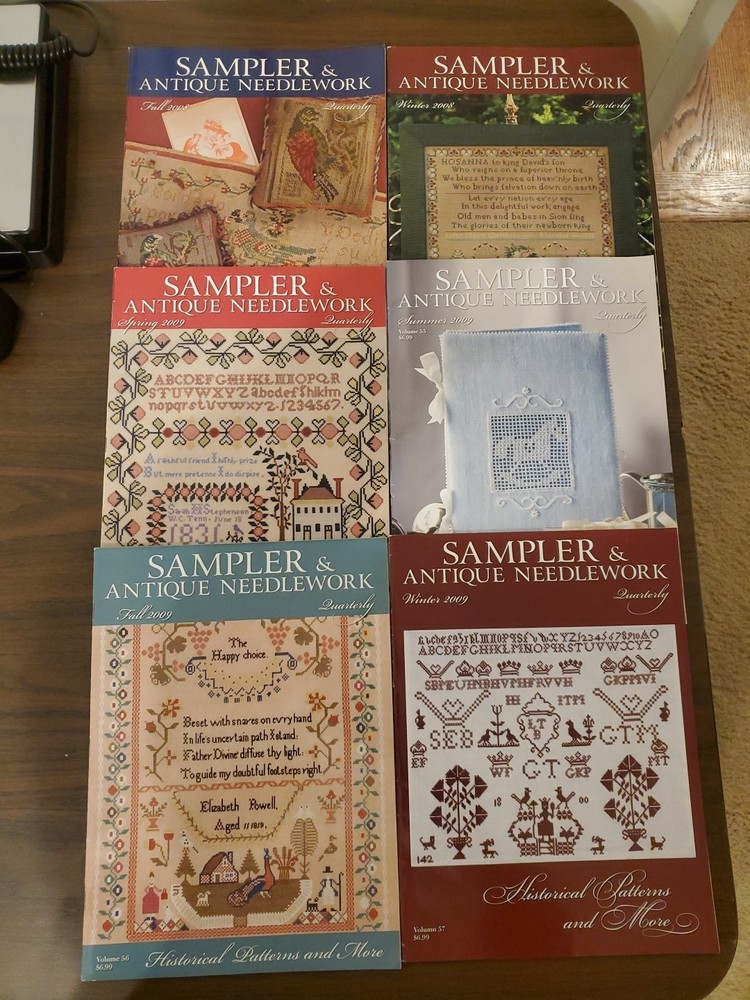 Sampler & Antique Needlework Quarterly LARGE LOT