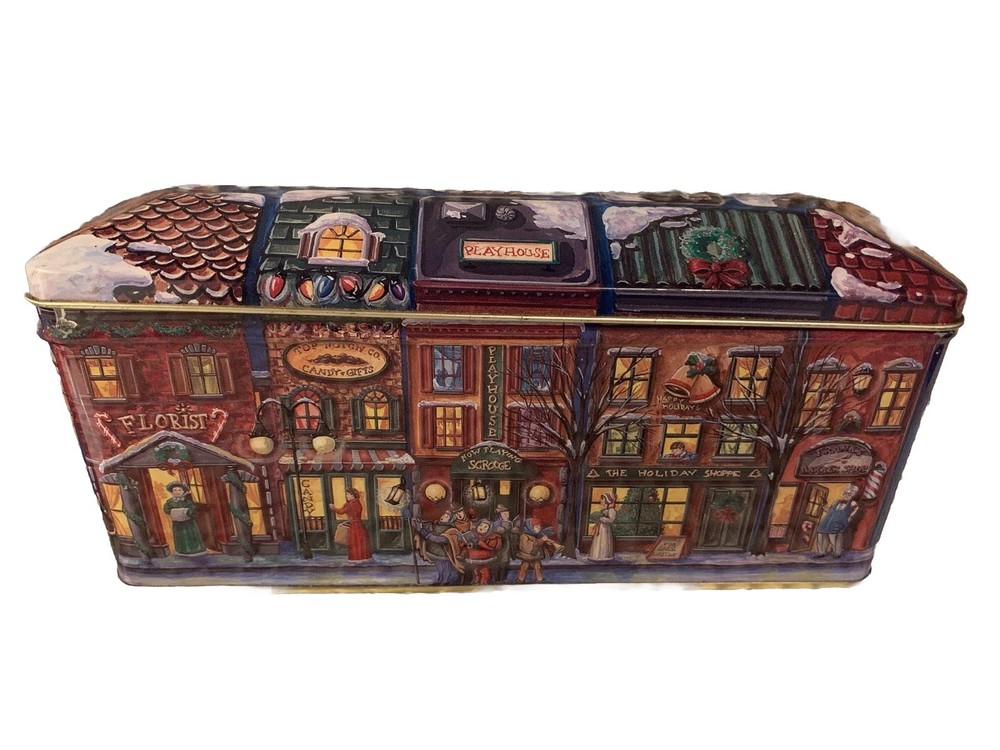 Collectable Scrooge Tin Winter Scenes