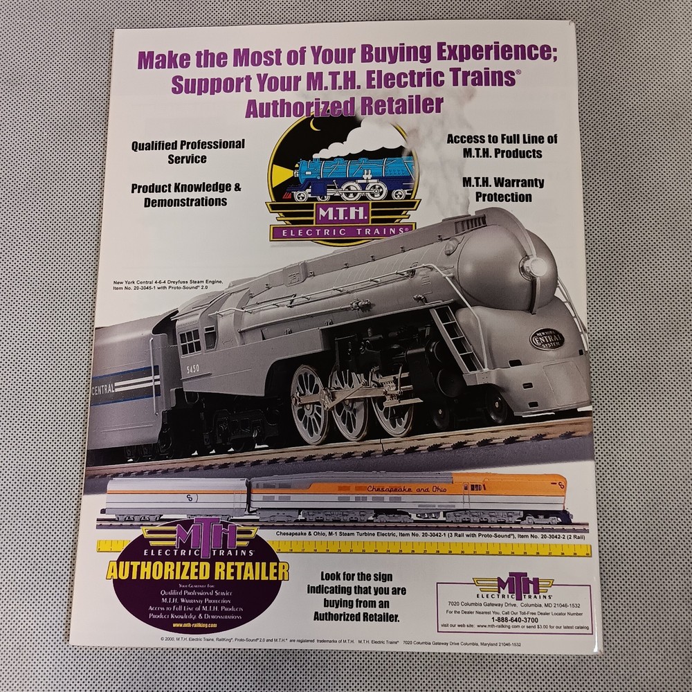 Classic Toy Trains Magazine October 2000