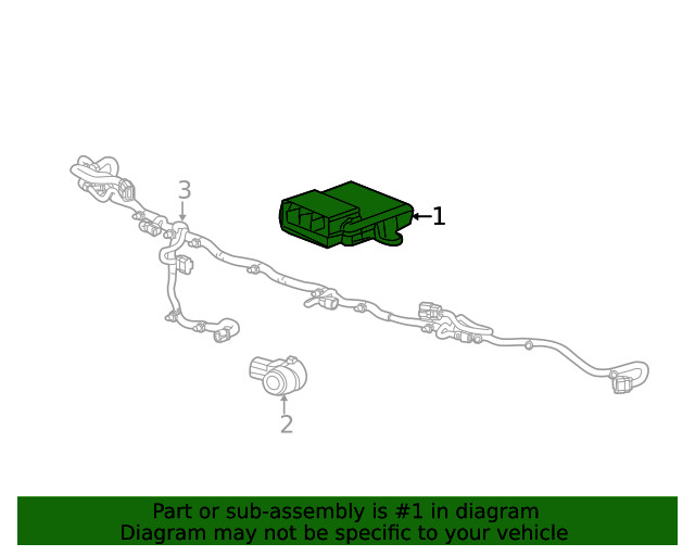 Genuine GM Parking Aid Control Module 23185505