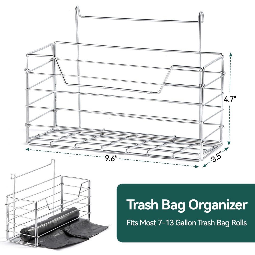 Pull Out Trash Can Under Cabinet,Adjustable Under Sink Trash Can Pull Out Kit...