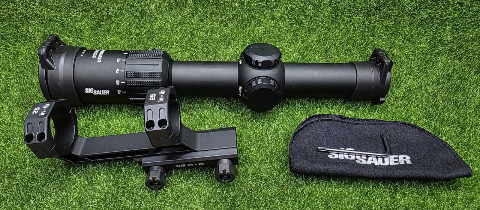 Sig TANGO-MSR 1-6x24mm Scope w/ Illum. Red MSR BDC6 Reticle SOT61000 - USED