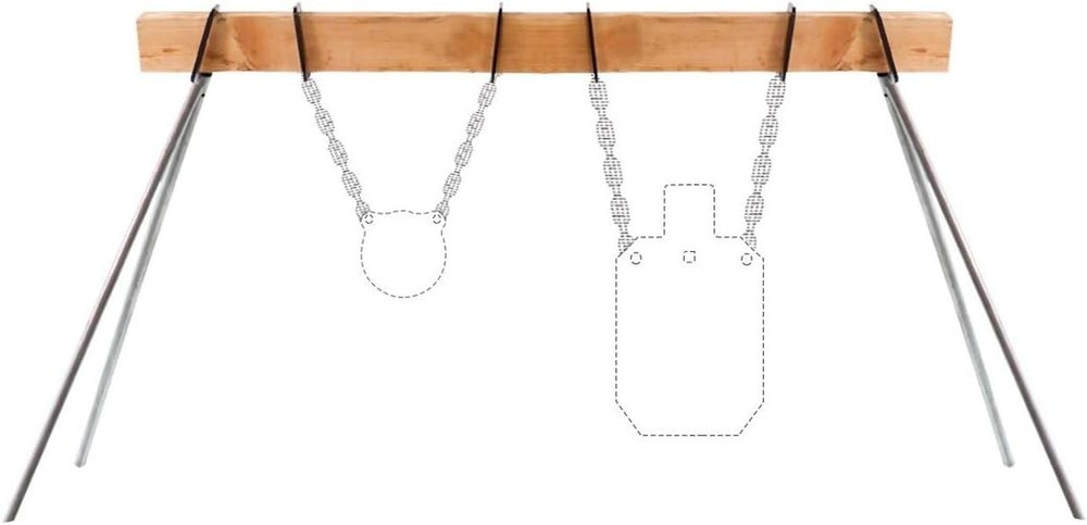 Target Stand Bracket Kit, 2x4 Mounting Bracket with Shooting Target Hanging Hook