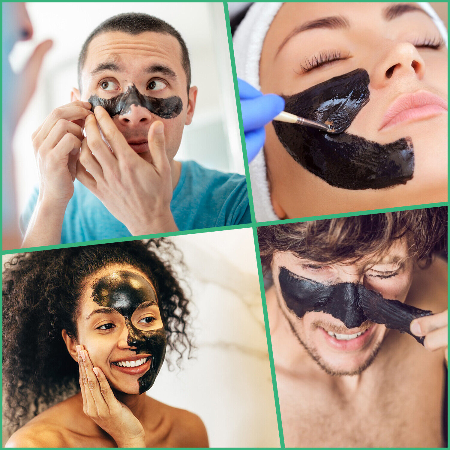 Purifying Acne Peel-off Mask ​Facial Cleansing Blackhead Remover Charcoal Mask
