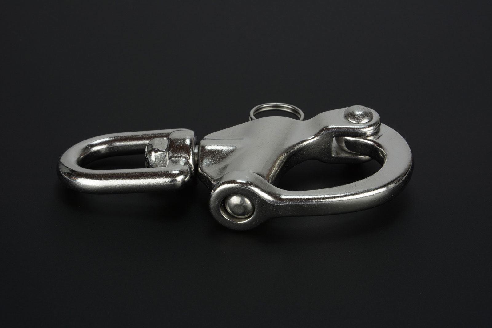 5" Eye Swivel Snap Shackle 316 Stainless Steel for Sailboat Spinnaker Halyard