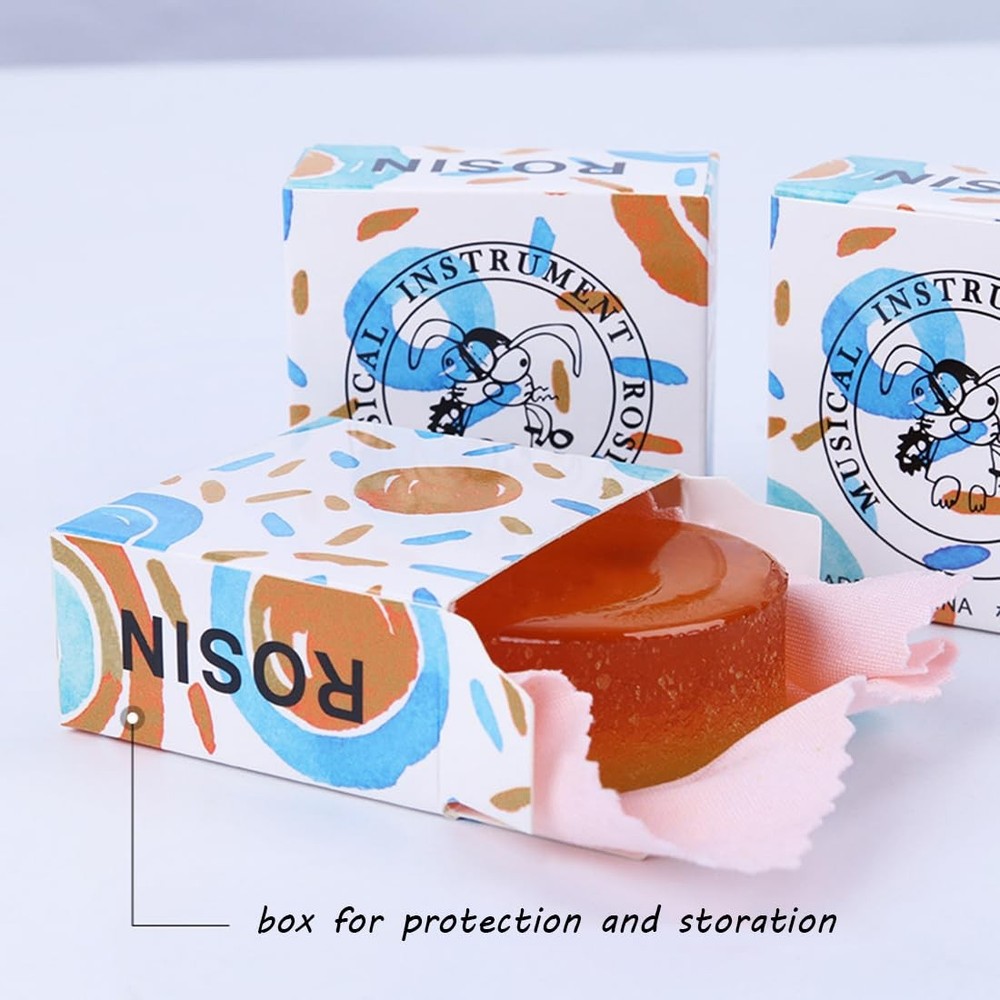 Violin Rosin Light Low Dust Round Cello Viola Bow Resin String Instrument