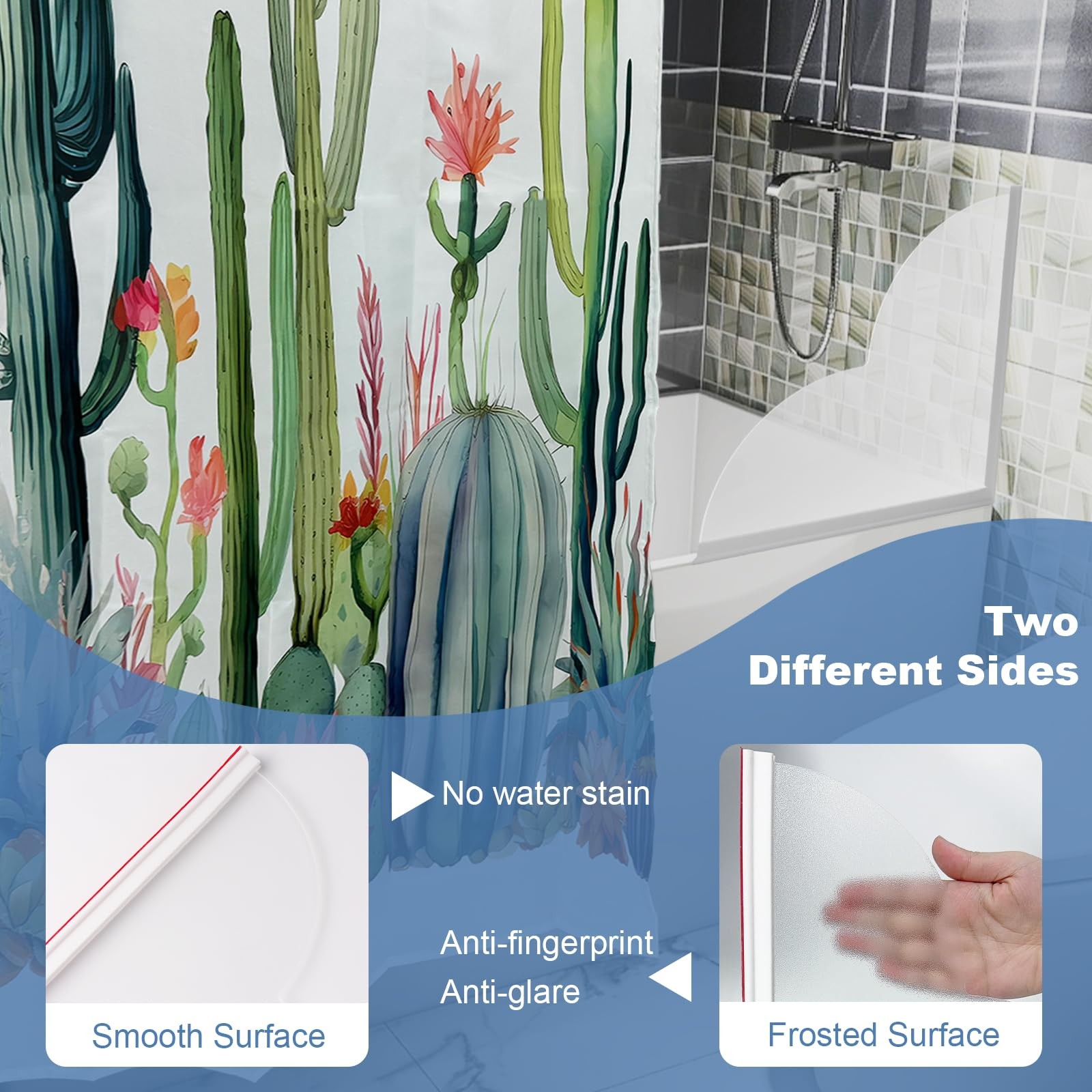 2 Pack Large Shower Splash Guard for Walk in Shower, Upgrade 9.25 x 9.25 In Bath