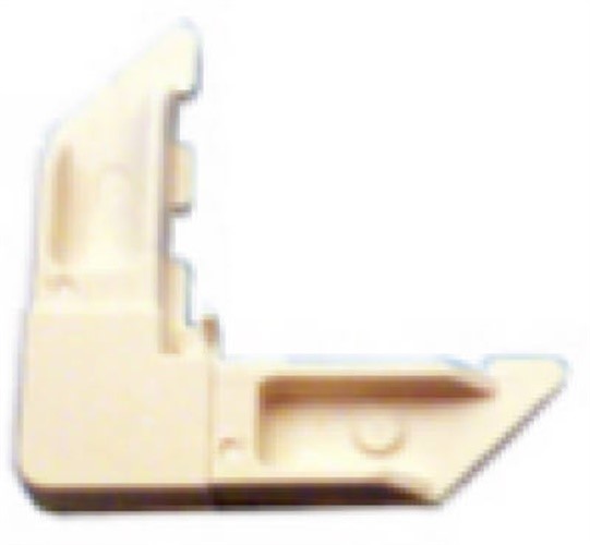 Prime-Line Frame Corner 3/4" X 5/16" Plastic White (2-PACK)