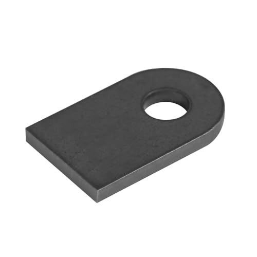 30 Pack Weld On Mounting Tab, Steel Basic Welding Tab, 1-5/8" Tall, 1" Width,