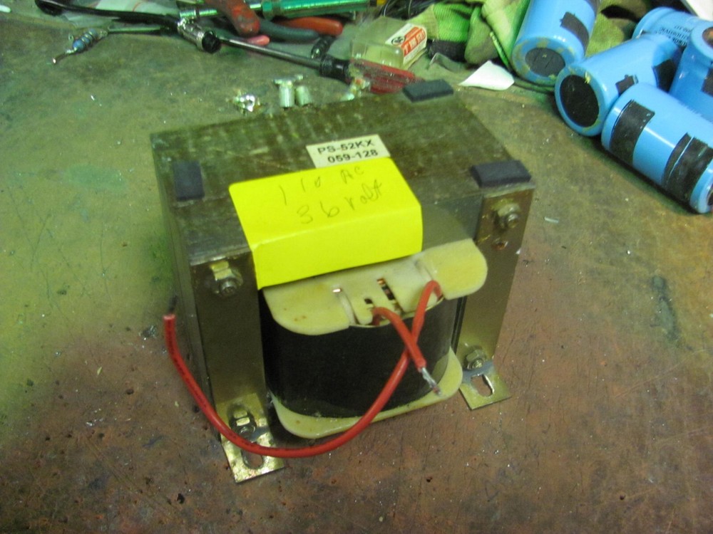 POWER SUPPLY TRANSFORMER 110 VOLT 36 VOLTS 40 AMPS CENTER TAPED PS52KX 059 128