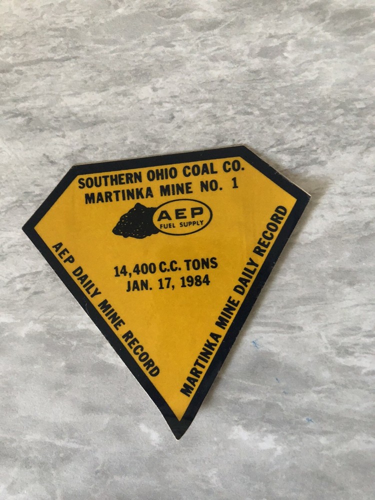 coal mining stickers nice older coal company