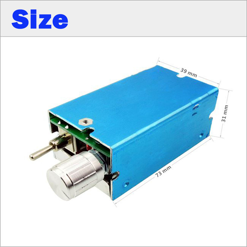 DC Motor Speed Controller Reversible PWM HHO Reversing Control Switch 12/24V 40V