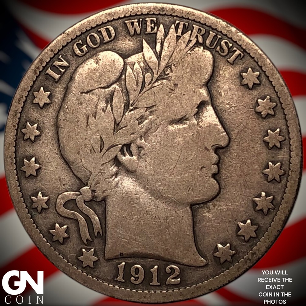 1912 S Barber Half Dollar Y6643