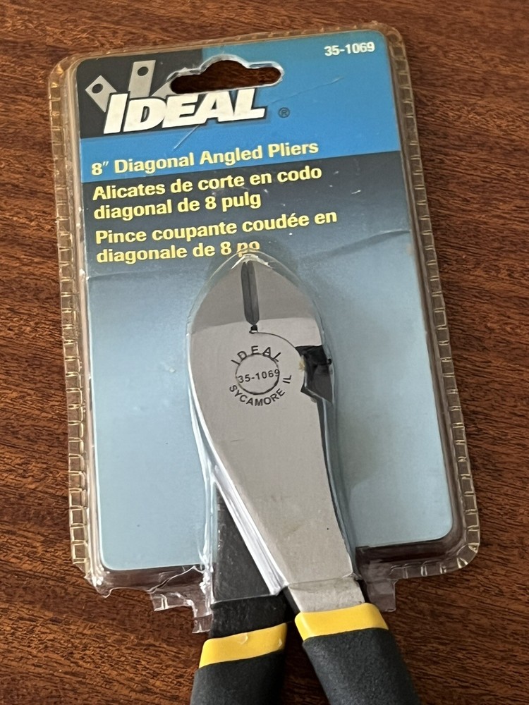IDEAL Diagonal Cutting Pliers -- 35-1069 -- Excellent Condition