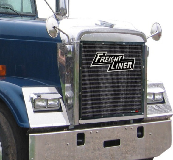 Freightliner FLC120 FLC-120 Premium Black Logo Mesh Bug Screen