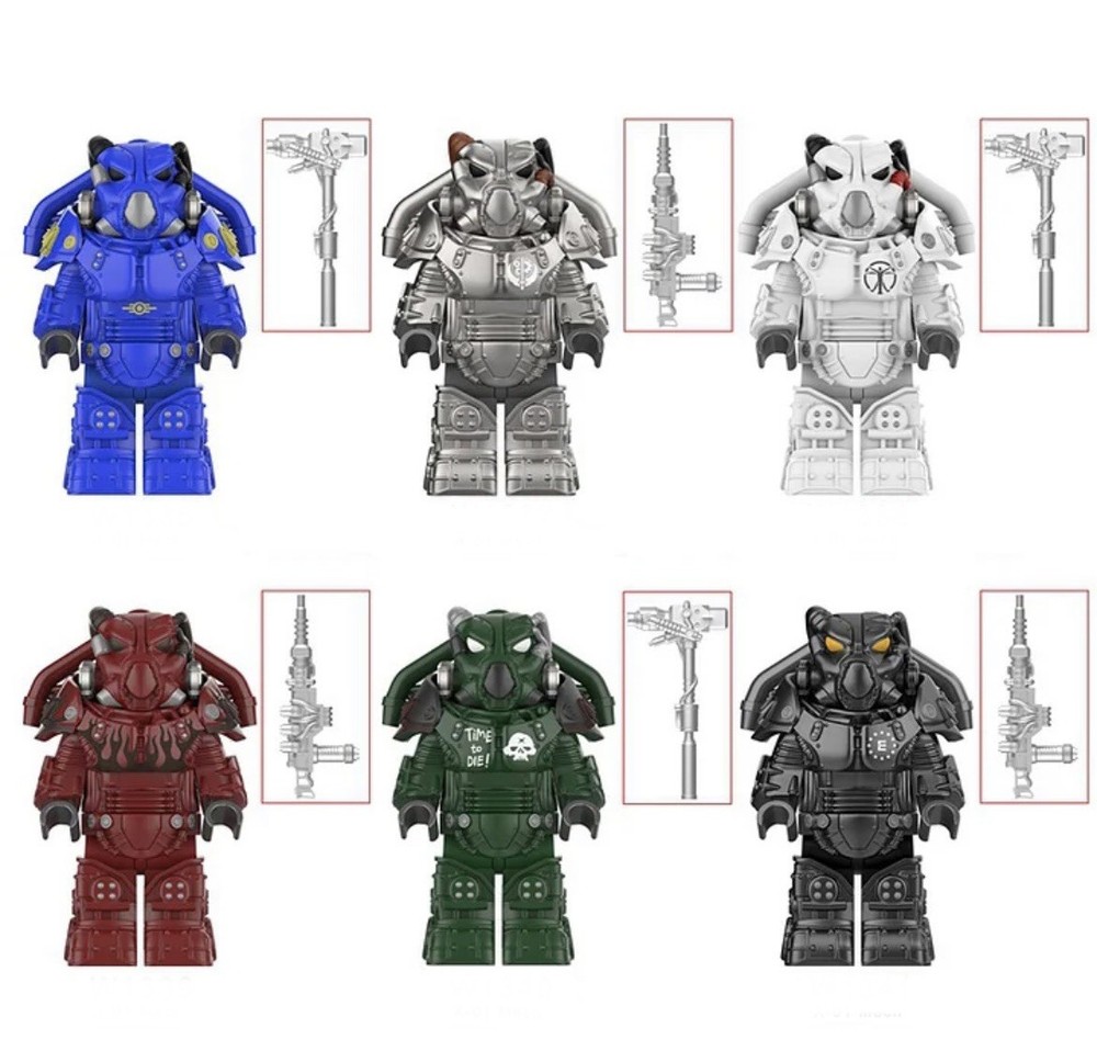Fallout 4 X-01 Power Armor Minifigures