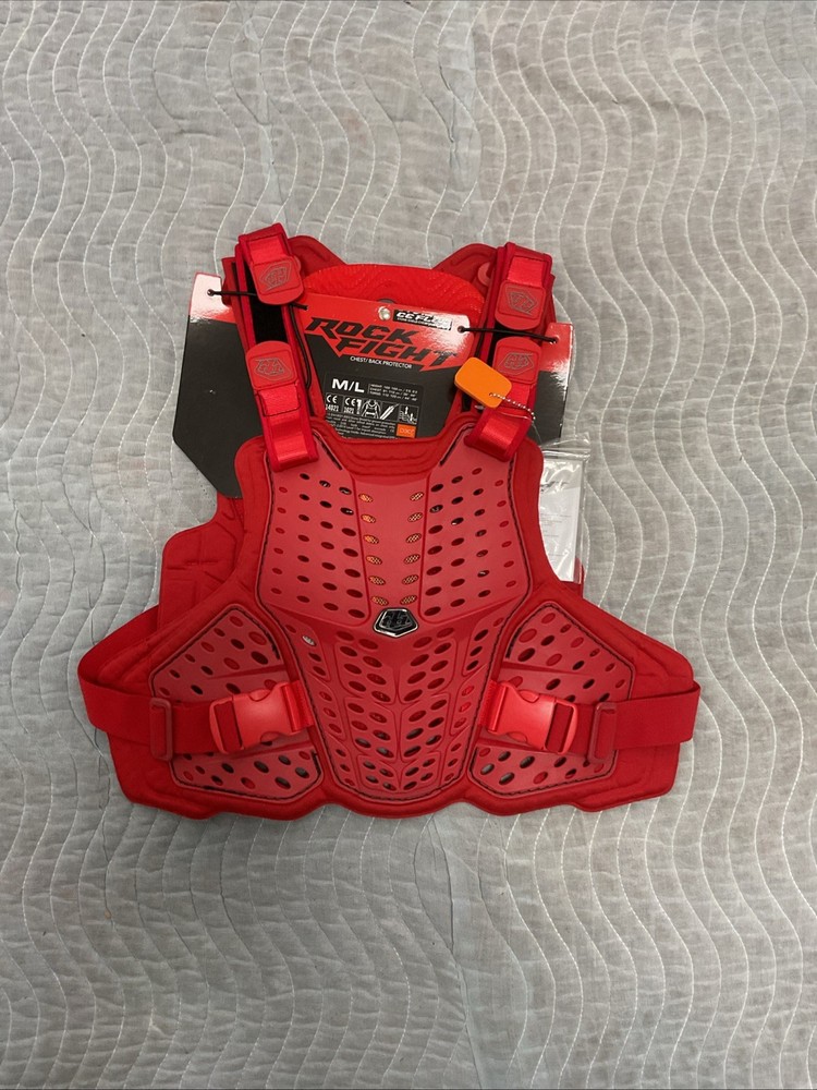 Troy Lee Rockfight CE Flex Chest Protector Red | Medium-Large