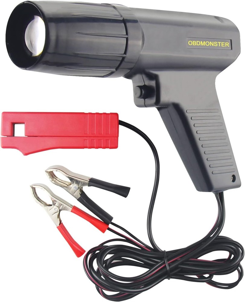 Ergonomic 12V Inductive Timing Light for 2&4 Stroke Engines - Diagnostic Tool