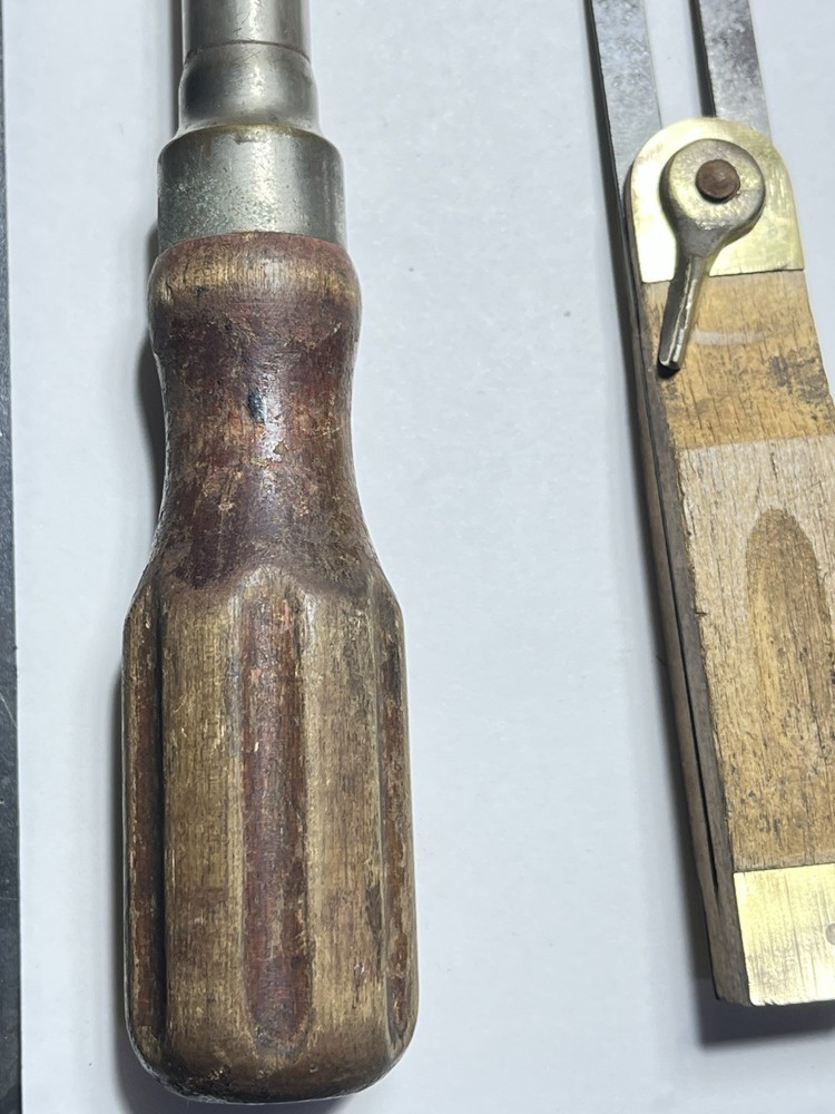 Group Of Woodworking Tools Used