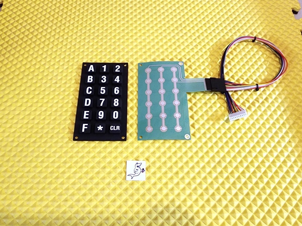 DIXIE NARCO BEV MAX  2145, 3561, 5000, 5591 SELECTION KEY PAD, OVERLAY, CABLE