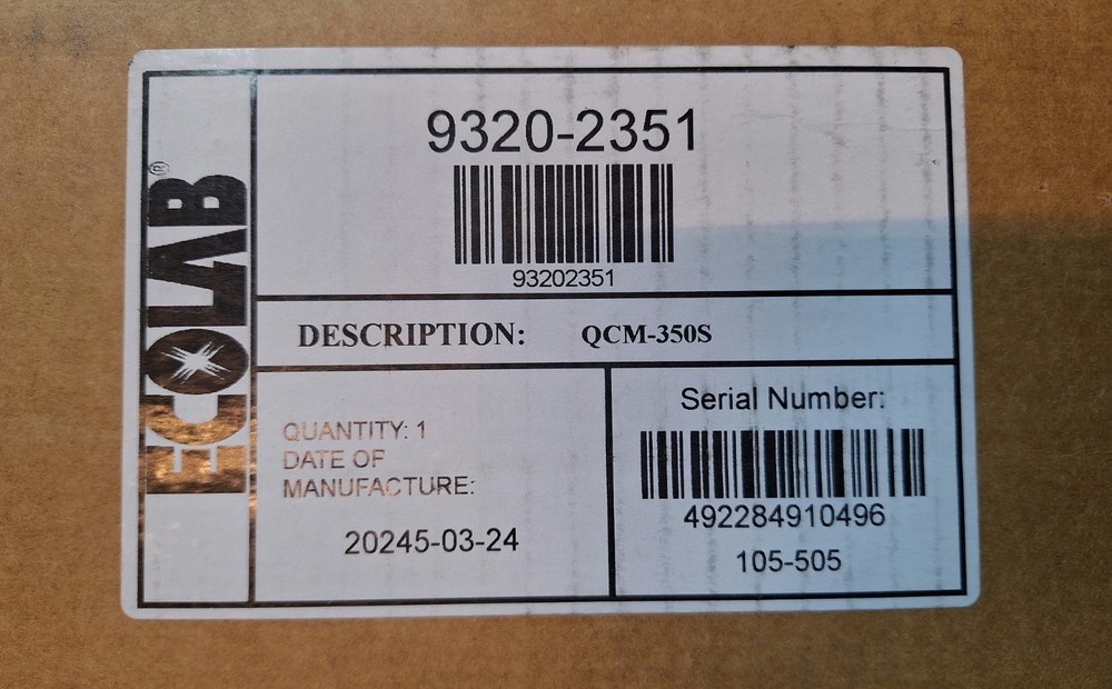 Ecolab 9320-2351 Genuine OEM Water Filter