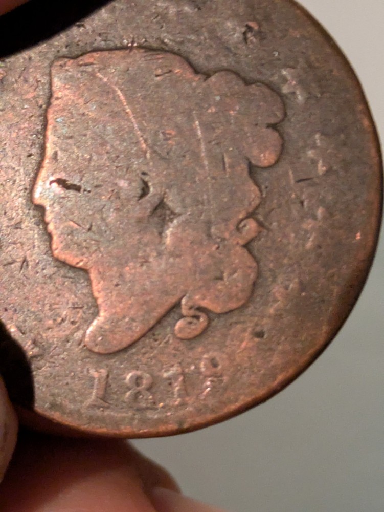 1819 Large Cent ! Check It Out AG Bargain