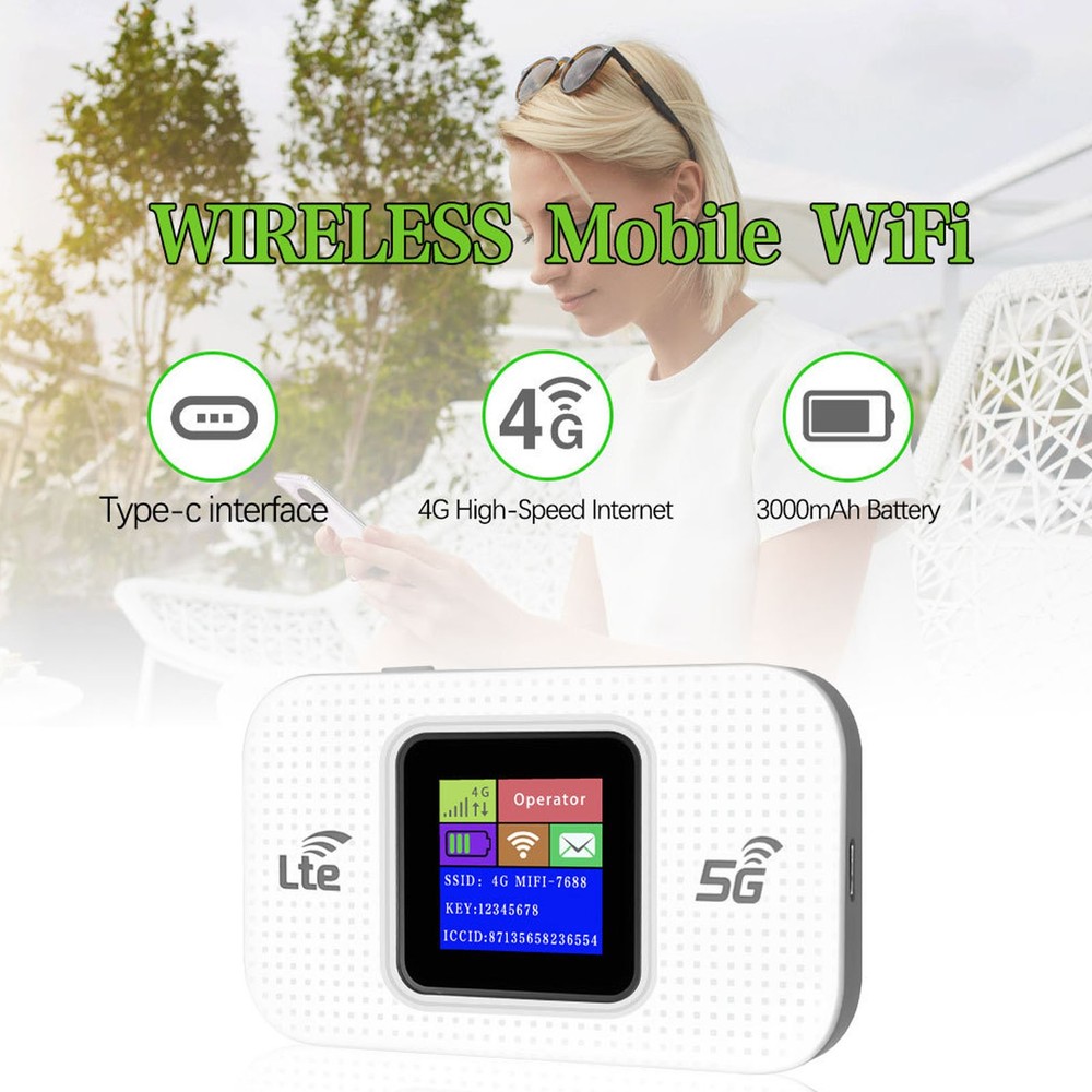 4G LTE WiFi Modem Fast 300Mbps Transmission For Multi-Device Connection Use
