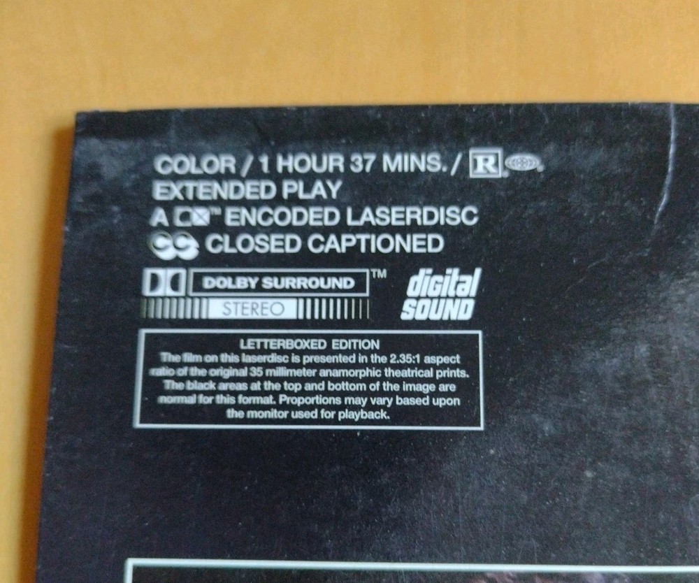 Fear (Laserdisc, 1996) Double Sided: Letterboxed Edition: MCA