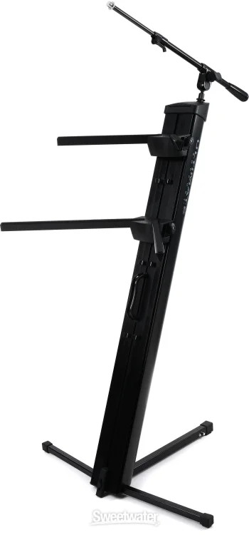 Ultimate Support Apex AX-48 Pro Plus 2-Tier Column Keyboard Stand with Mic Boom