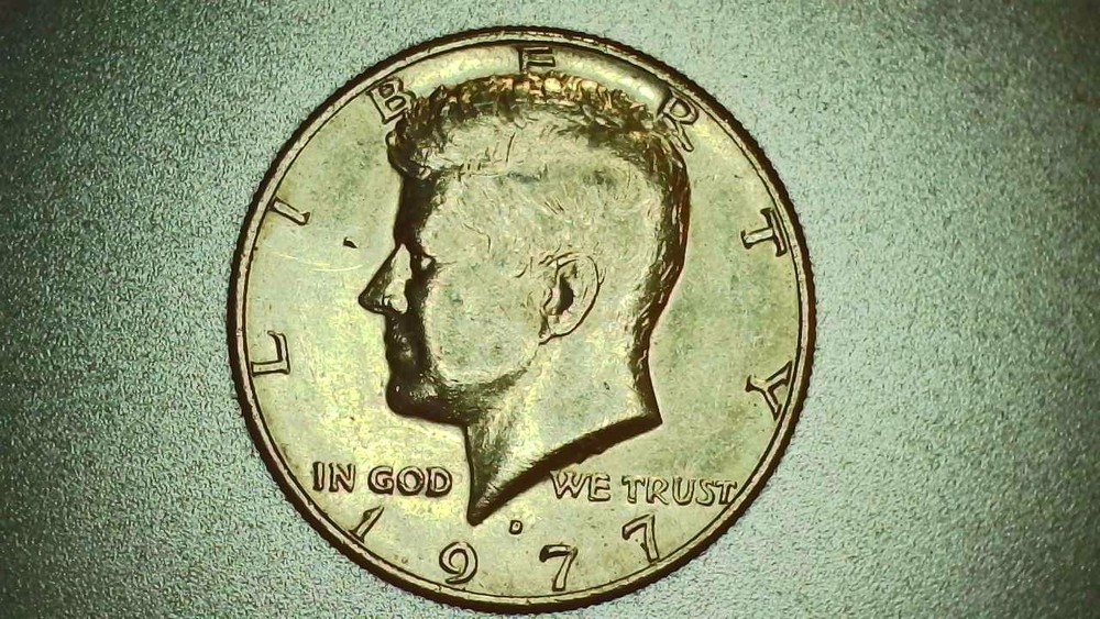 1977D Kennedy Half Dollar Error - Filled "D" Mint Mark - 278