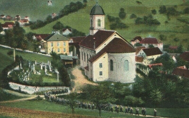 Vintage Postcard WELTKRIEG 1914-16 Abgeloste Trappen kommen aus der Stellung