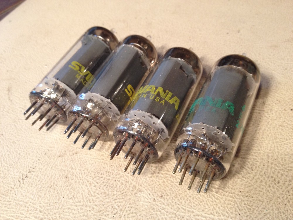 4 Sylvania 7551 Tubes