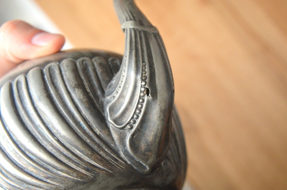 GERMANY TEAPOT 19th CENTURY 'E P B M 3938' hallmarked TABLEWARE