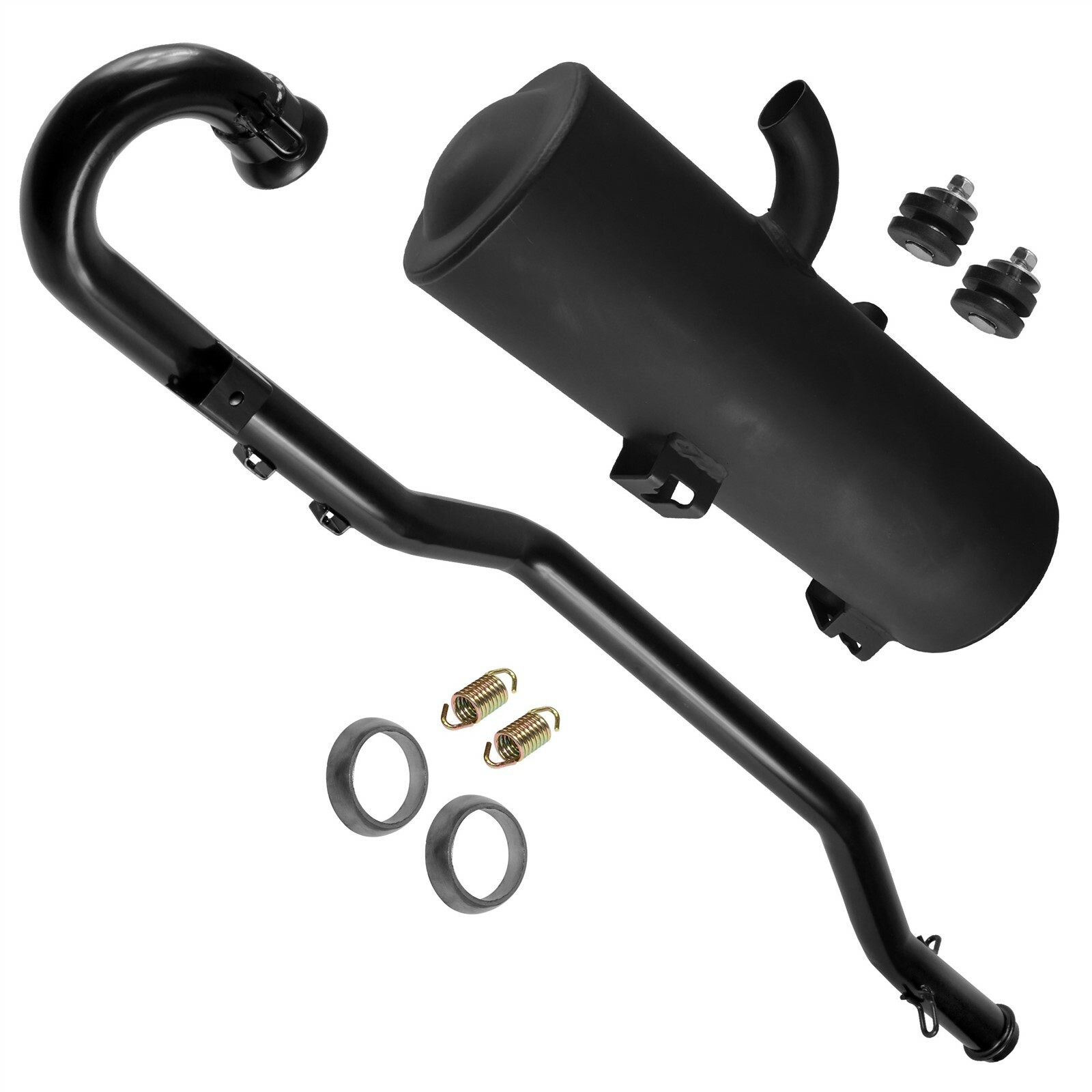 Exhaust Muffler & Pipe W/ Gasket For Polaris SPORTSMAN 600 2003 2004