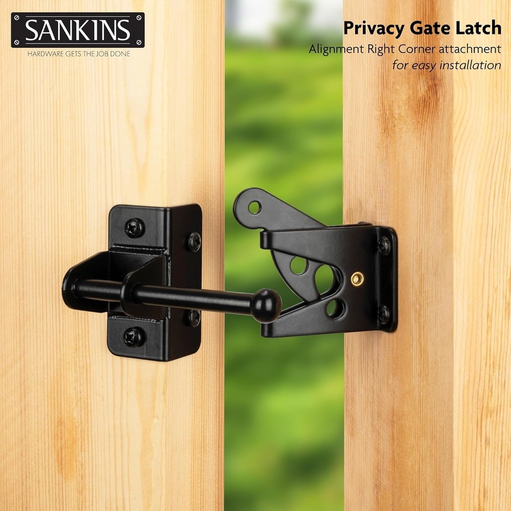 Rust-Resistant Automatic Gravity Lever Gate Latch for Maximum Security Outdoors