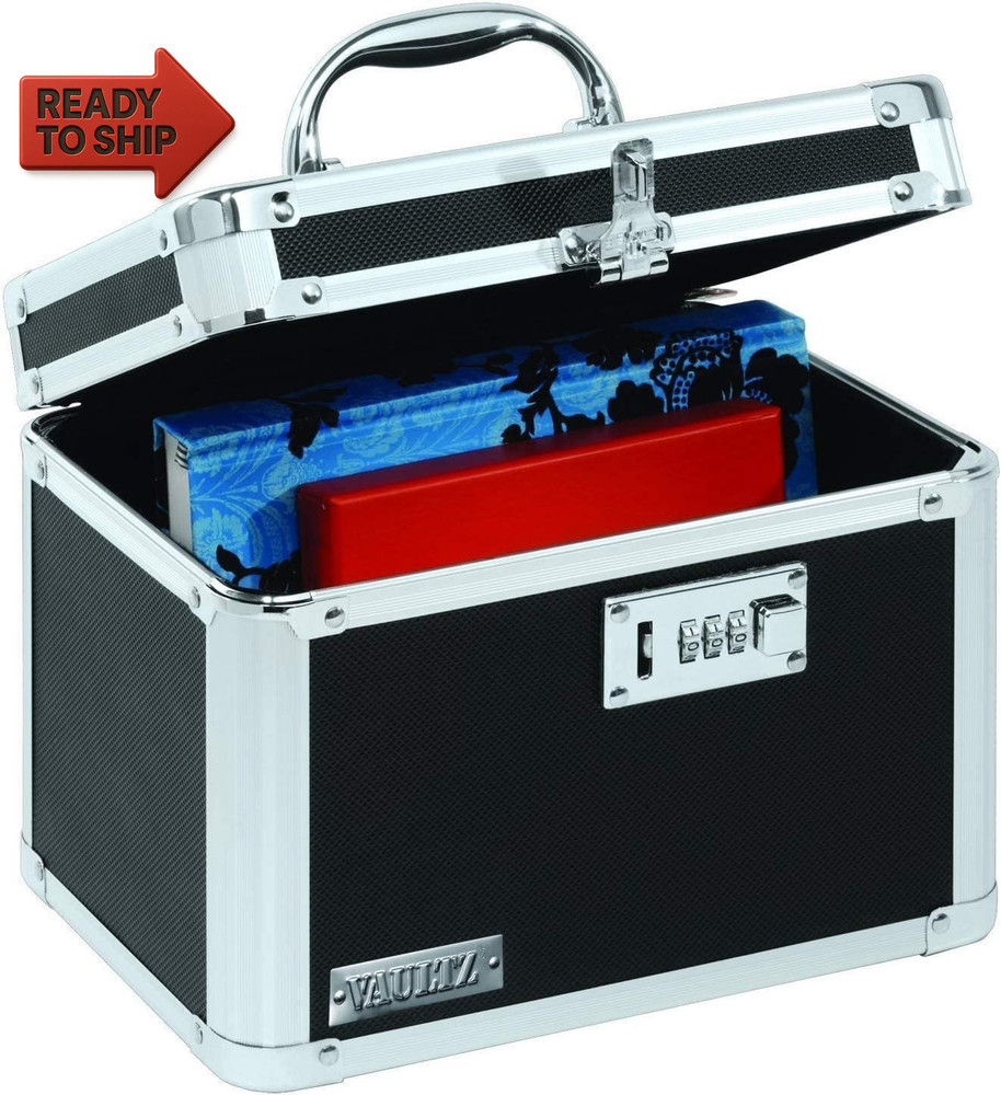 Vaultz Secure Security Lock Boxes - Safe Combination Lock Box, Storage for Docu