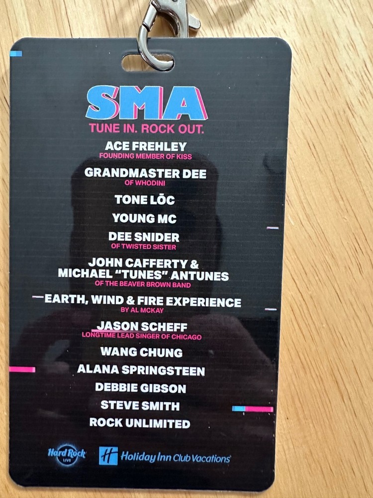 Kiss Ace Frehley Hard Rock Event Pass 2025