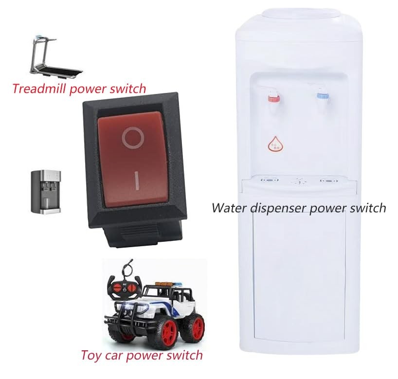 mini Toggle KCD1-101 2 Pin 2 Position Boat Shaped Rocker Switch for Various