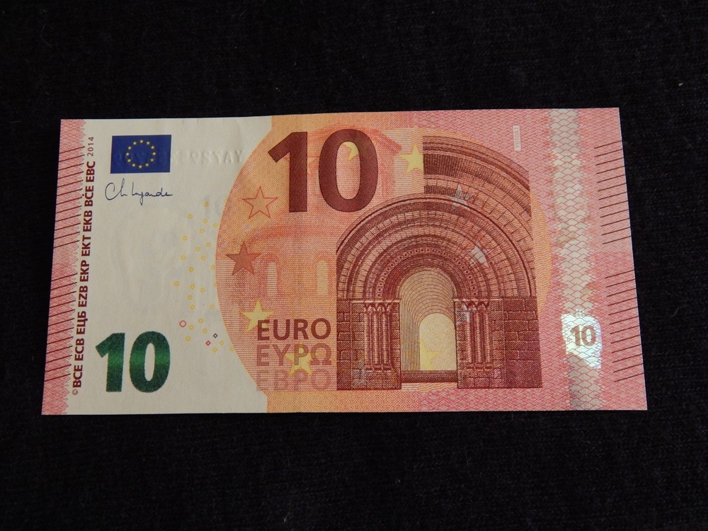 GREECE 10 EURO 2014 Lagarde printer Y010A1 GEM UNC
