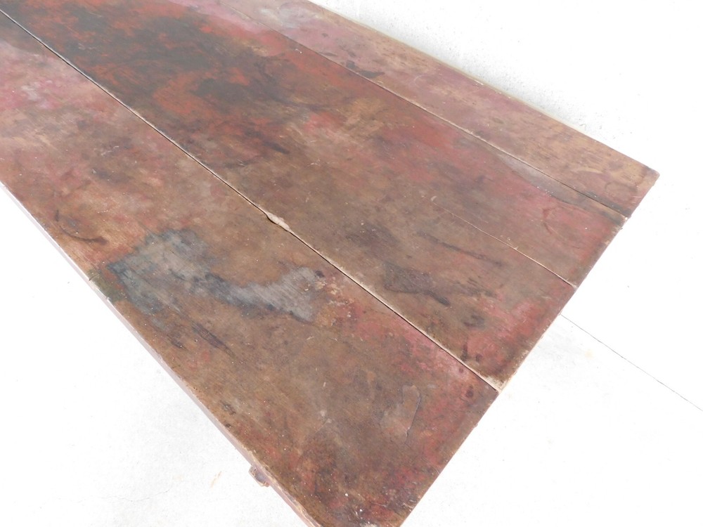 Antique 19th Century Tavern Work Dining Table