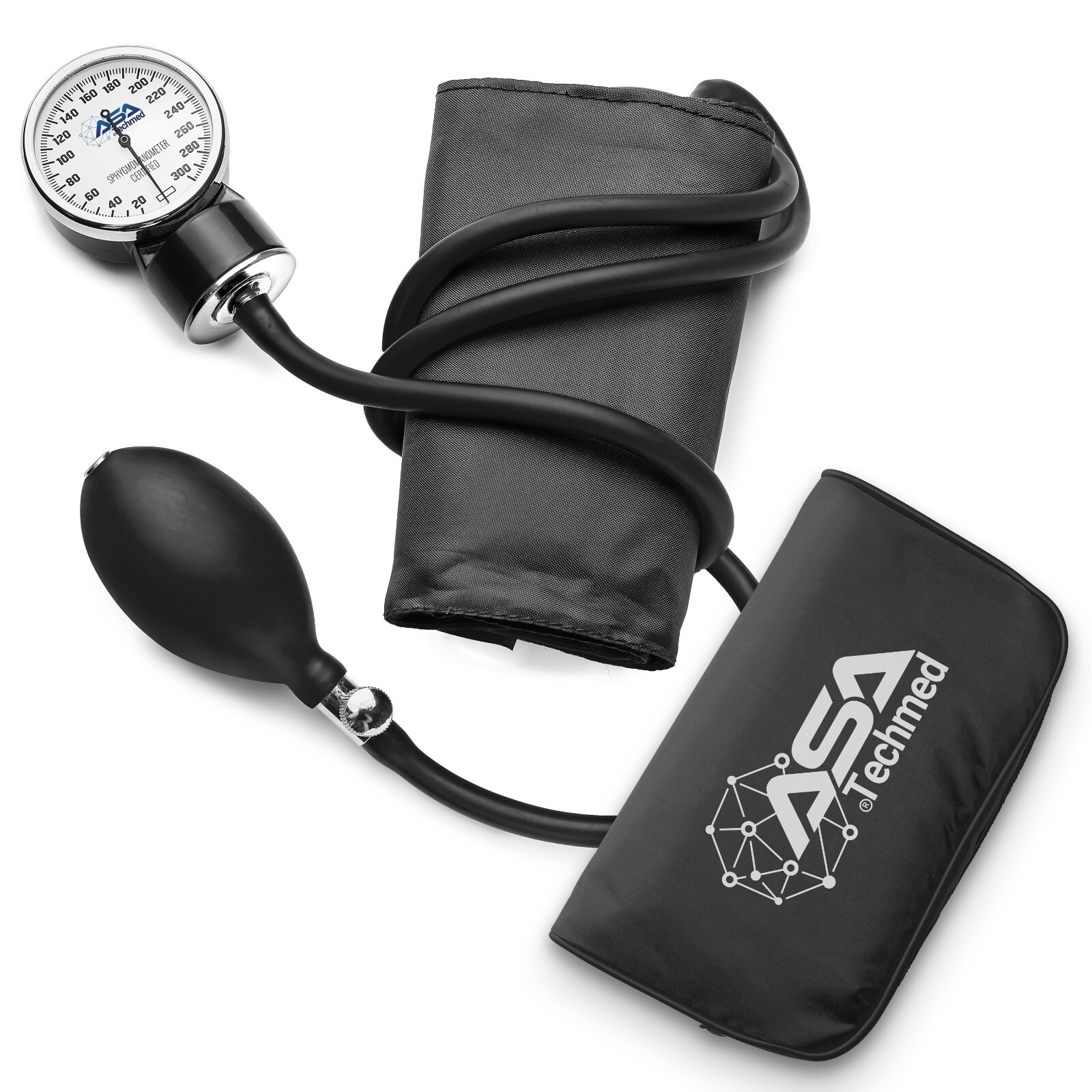 Manual Blood Pressure Monitor BP Cuff Gauge Aneroid Sphygmomanometer Machine Kit